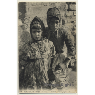 Scènes Et Types 6480: Jewis Arab Children / Judaica - Ethnic (Vintage PC LL.)