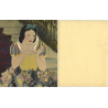 Snow White In Real Flower Skirt (4 Hand Tinted Gelatin Silver Prints ~1930s/1940s)