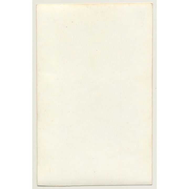 Busty Nude Darkhaired Nude Puts On Pumps (Vintage Photo ~1950s/1960s)