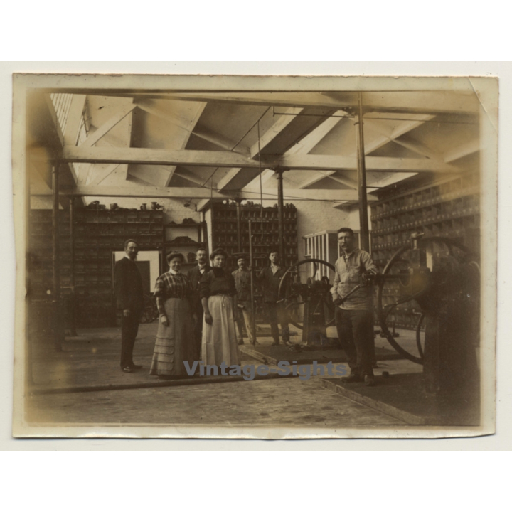 Pipe Factory - Tubes  - Industry / Family & Staff (Vintage Photo ~1900s/1910s)