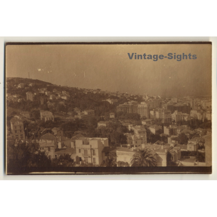 Algiers / Algeria: Panorama View Over El Biar *2 (Vintage Photo Sepia 1929)