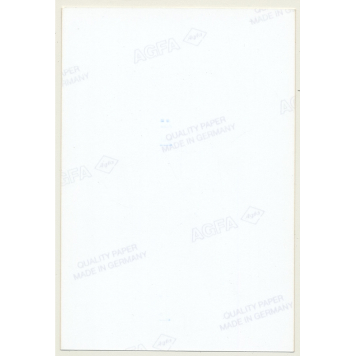 Slim Nude Woman Stretches Out On Blanket (Vintage Photo Germany ~1990s)