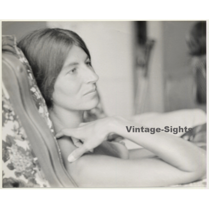 Jerri Bram (1942): Portrait Of Natural Nude Woman (Vintage Photo ~1970s/1980s)