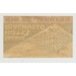Grande Hotel Riachuelo - Rio De Janeiro / Brazil (Vintage Luggage Label)