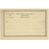 Egypt: Groupe De Chameaux Et Pyramides / Camel (Vintage PC ~1900s)