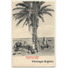 Egypt: Harvesting The Dates / Camels - Ethnic (Vintage PC ~1910s/1920s)