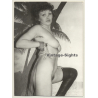 Perky Nude Curlyhead *4 / Hairy Armpits - Eyes (Vintage Photo GDR ~1970s/1980s)