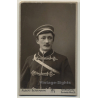A.Herrmann / Karlsruhe: Soldier - Uniform - Semper Prosus (Vintage CDV / Carte De Visite ~1900s)