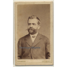 F.Willmann / Stuttgart: Portrait Of Andreas Kaercher (Vintage CDV / Carte De Visite ~1900s)