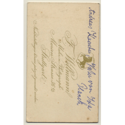 F.Willmann / Stuttgart: Portrait Of Andreas Kaercher (Vintage CDV / Carte De Visite ~1900s)