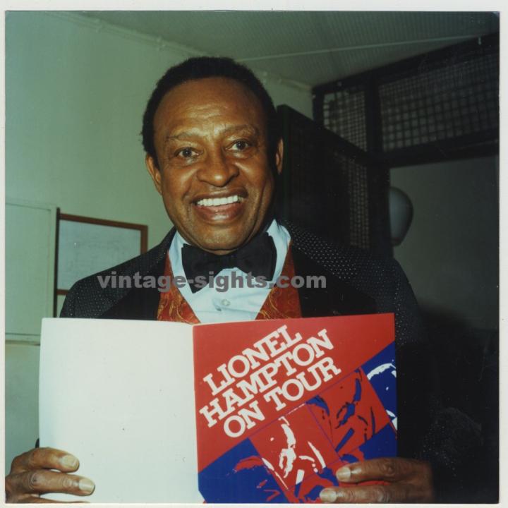 Lionel Hampton On Tour 1996 (Real Press Photo)