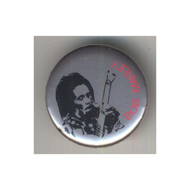 Bob Marley (Vintage Pinback Button Badge 1980s)