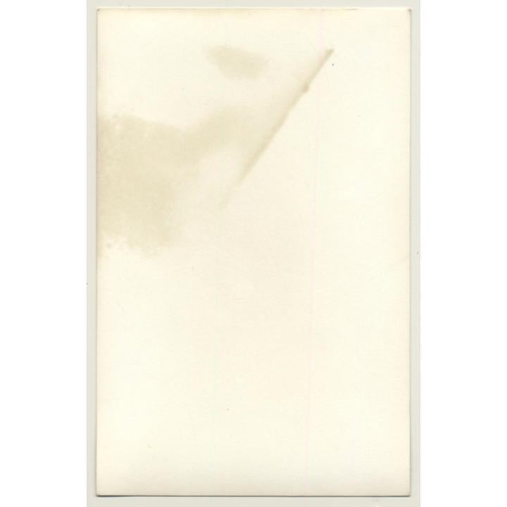 Perky Nude Curlyhead *6 / Hairy Armpits - Belly Chain (Vintage Photo GDR ~1970s/1980s)