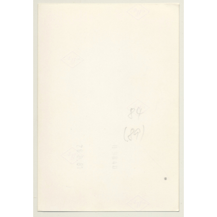 Alluring Woman In Transparent Underwear / Hairy Armpits (Vintage Photo GDR 1980s)