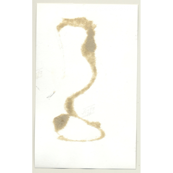 Slim Darkhaired Beauty Fixed In Pillory / Eyes - BDSM (2nd Gen. Photo ~1960s)