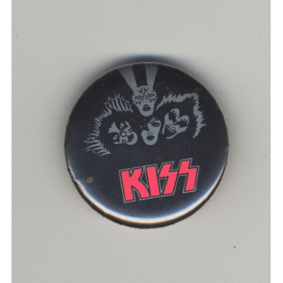 Kiss - Rock And Roll Over (Vintage Pinback Button Badge)