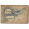 Atelier Erna / Frankfurt: Portrait Of Baby Boy & Baby Girl (Vintage Cabinet Card ~1900s)