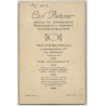 Carl Pietzner / Dux: Wedding Couple / Moustache (Vintage Cabinet Card 1928)