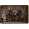 H.Branseph / Stuttgart: Schwestern Rähle & Herzogs (Vintage Cabinet Card ~1900s/1910s)