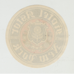 Hotel Astor (Times Square) - New York / USA (Vintage Luggage Label)