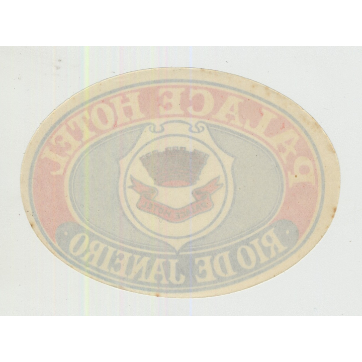 Palace Hotel - Rio De Janeiro / Brazil (Vintage Luggage Label)