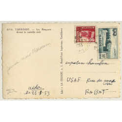 Taroudant / Morocco: Remparts Devant Le Contrôle Civil (Vintage RPPC 1953)