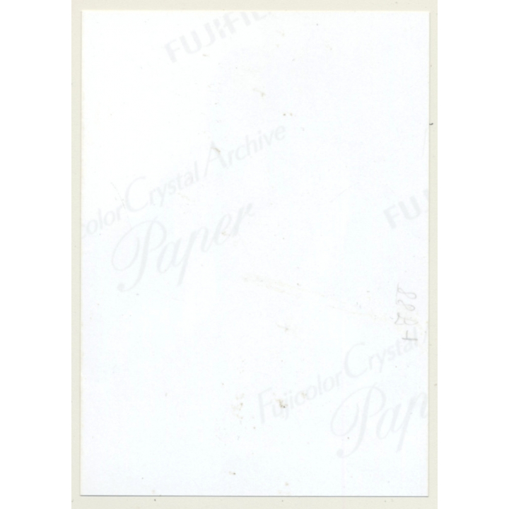 Alluring Nude Brunette In Open Bathrobe / Eyes (Vintage Photo Germany ~1990s)