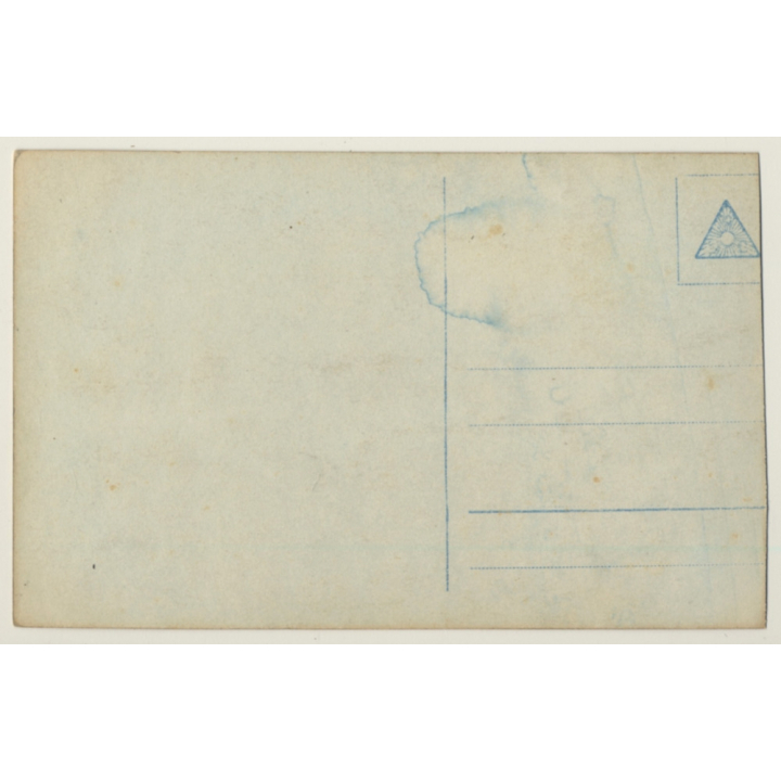 Slim French Nude / Transparent Cloth - Belle Epoque (Vintage RPPC ~1910s/1920s)