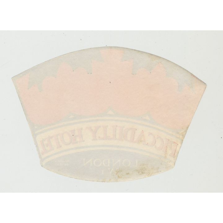 The Piccadilly Hotel - London / UK (Vintage Luggage Label)