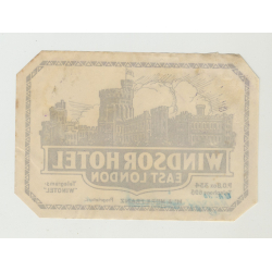Windsor Hotel - London / UK (Vintage Luggage Label)