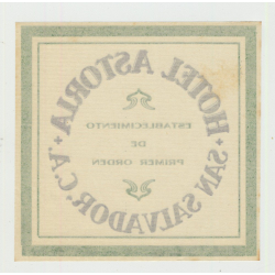 Hotel Astoria - San Salvador / El Salvador (Vintage Luggage Label Large)
