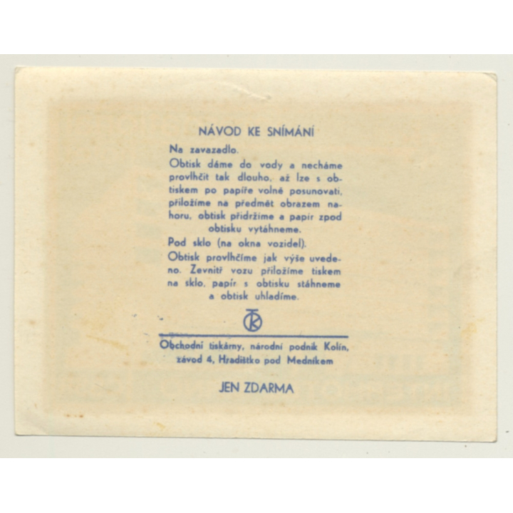 Brno / Czech Republic: International Hotel (Vintage Roll On Luggage Label)