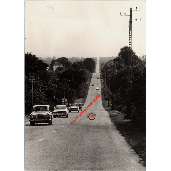 Normandie/France: Route National 1973 Street Scene