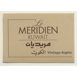 Kuwait: Le Meridien Hotel (Vintage Self Adhesive Luggage Label / Sticker)