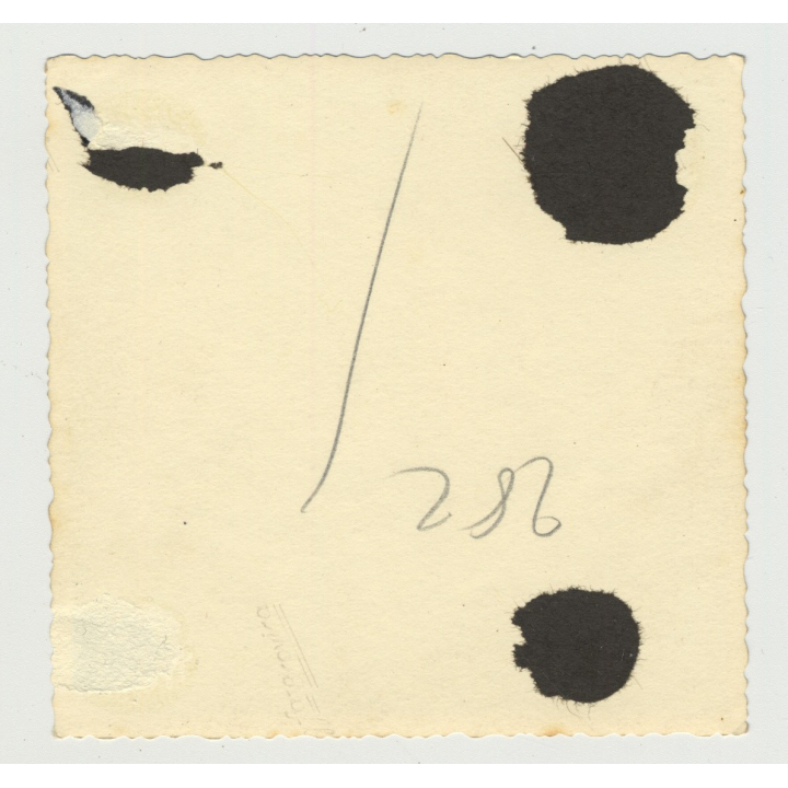 2 Handsome Nude Men Sitting In The Grass / Gay INT (Vintage Amateur Photo 1930s/1940s)