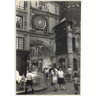 Strasbourg / France: Downtown - Street Scene - Facades (Vintage Photo 1960s)