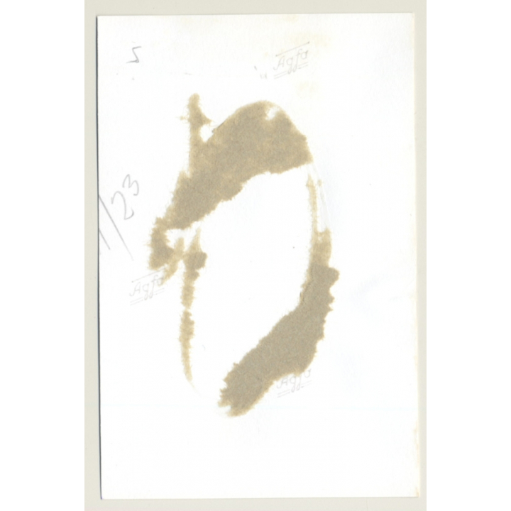 Pretty Blonde Semi Nude *2 / Arms Restraint Glove - BDSM (2nd Gen. Photo B/W ~1960s)