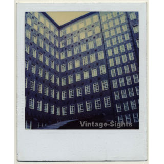 Photo Art: Inner Courtyard - Facade (Vintage Polaroid SX-70 1980s)