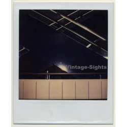 Photo Art: Escalators / Handrail (Vintage Polaroid SX-70 1980s)