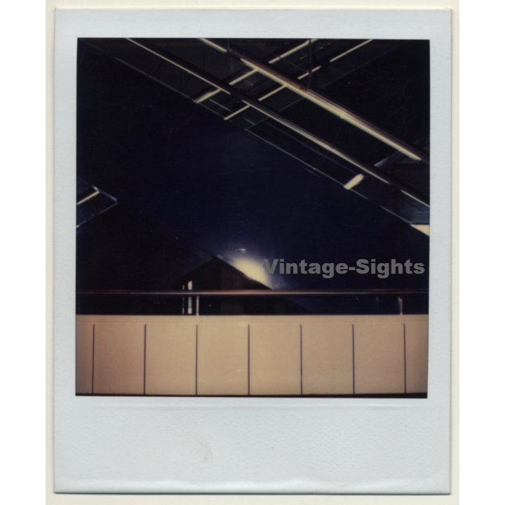 Photo Art: Escalators / Handrail (Vintage Polaroid SX-70 1980s)