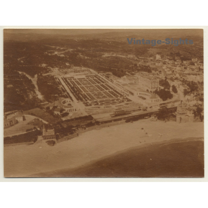 Estoril / Portugal: Palace Hotel - Parc - Aerial View (Vintage Photo 1923)