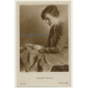 Elisabeth Bergner - Smoking Cigarette / Ross Verlag (Vintage RPPC ~1930s)