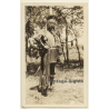 USA: Oklahoma Indian / Headdress - Ethnic (Vintage RPPC Mac Arthur Co.)