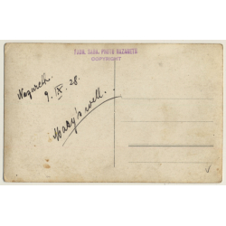 Nazareth / Israel: Virgin's Fountain / Mary's Well (Vintage RPPC Fadil Saba)