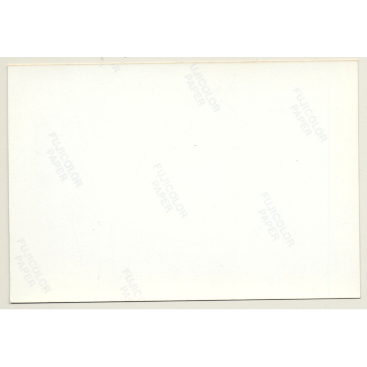 Darkhaired Nude Woman Kneeling On Red Blanket (Vintage Photo France 1990s)