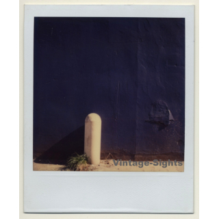 Photo Art: Balearic Impression / Wall - Pole (Vintage Polaroid SX-70 1980s)