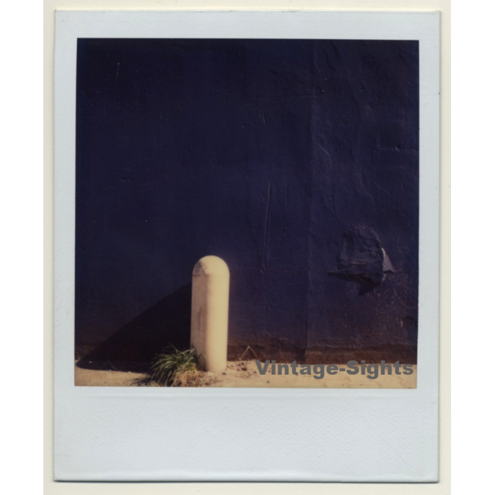 Photo Art: Balearic Impression / Wall - Pole (Vintage Polaroid SX-70 1980s)