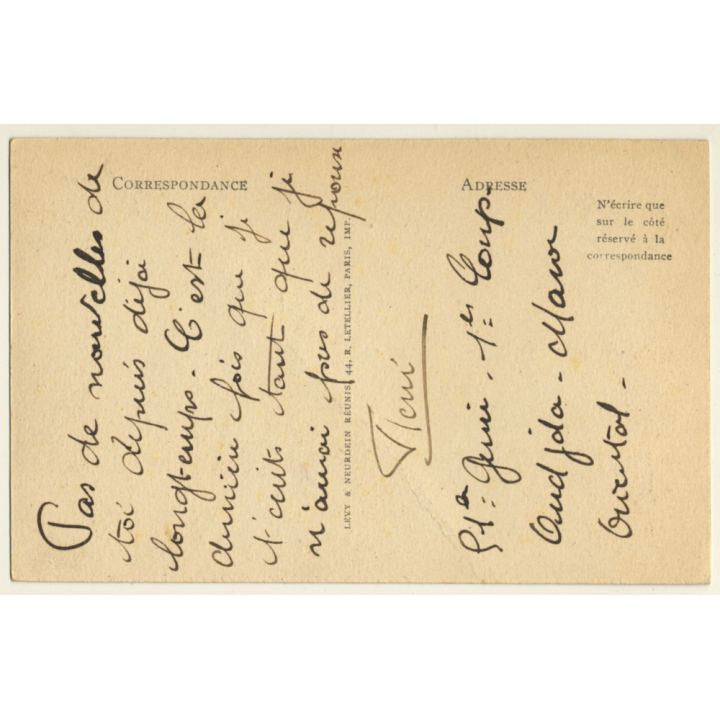 Scènes Et Types 866: Jeune Femme Kabyle / Topless - Risqué - Ethnic (Vintage PC Levy & Neurdein)