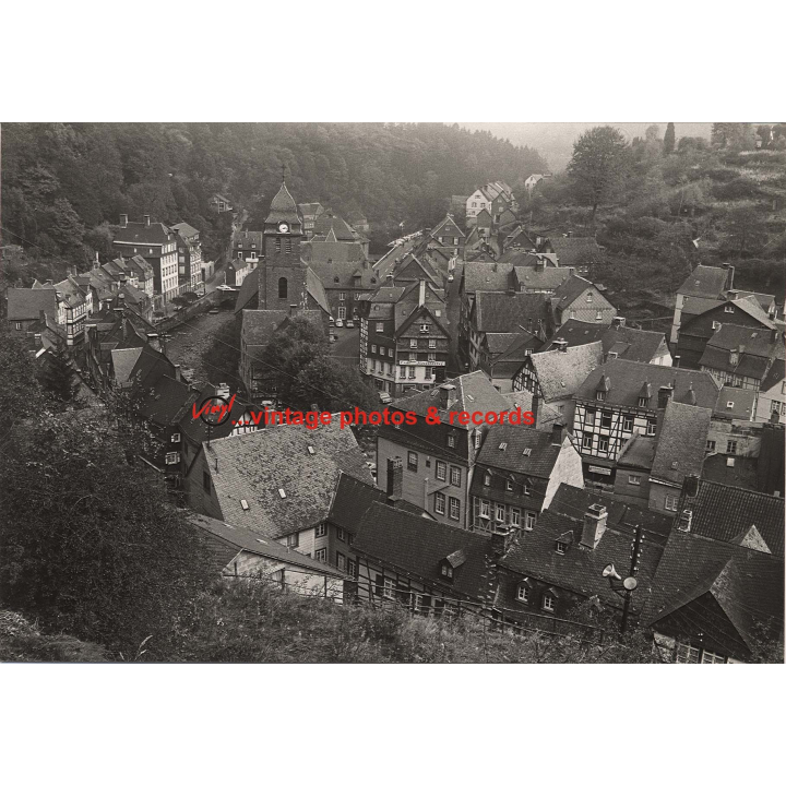 52156 Monschau/Germany: View Over Village 1963