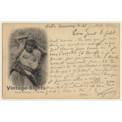 Femme Mauresque / Boobs Flash - Risqué - Ethnic (Vintage PC 1907)